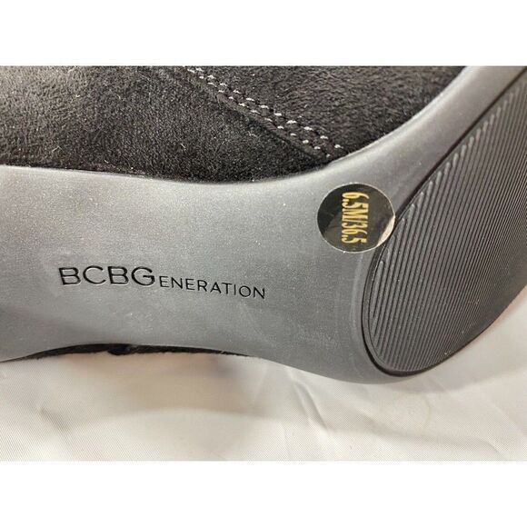 BCBGeneration Rozz Stretch Tall Boot With Cord Trim  Black Size 6.5M NWOT - Picture 6 of 6